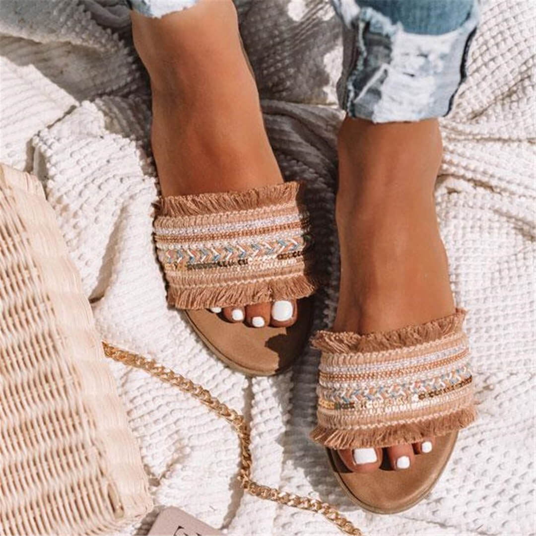 Vintage inspirierte Orthopädische Sandalen