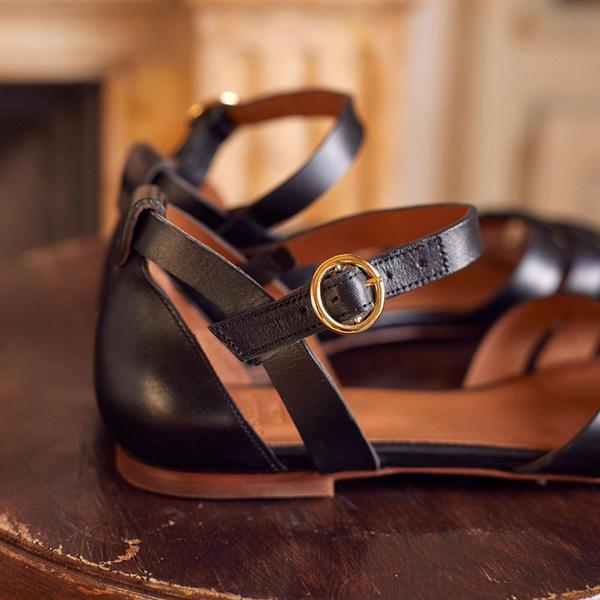 Vintage inspirierte Orthopädische Sandalen