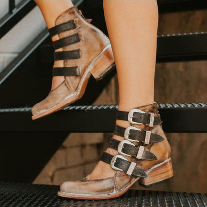 Vintage inspirierte Orthopädische Schuhe