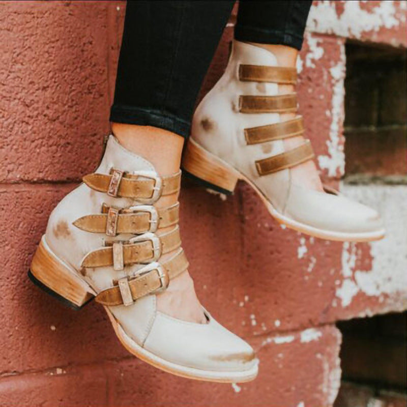 Vintage inspirierte Orthopädische Schuhe