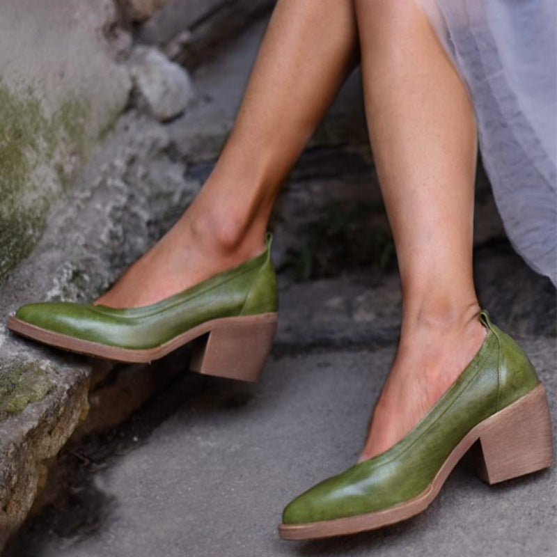 Vintage inspirierte Orthopädische Schuhe