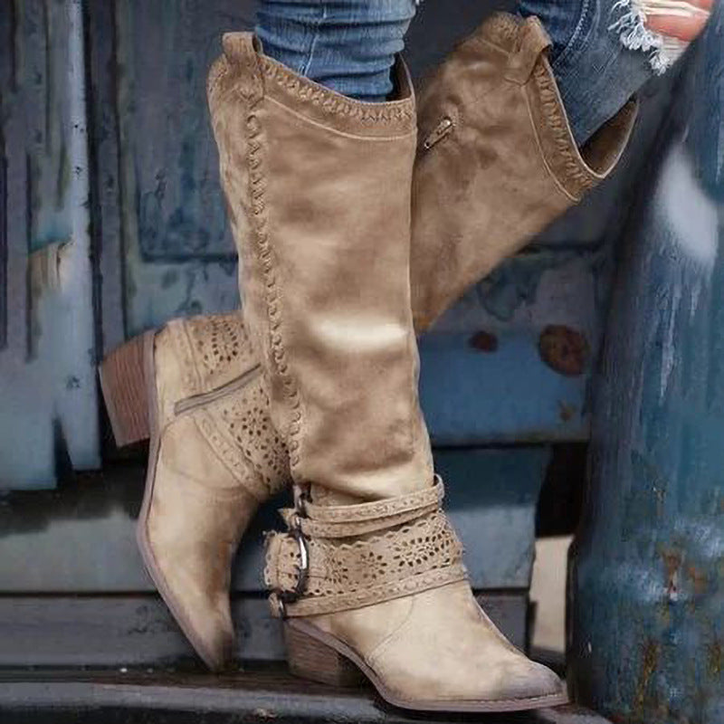 Vintage inspirierte Orthopädische Stiefel