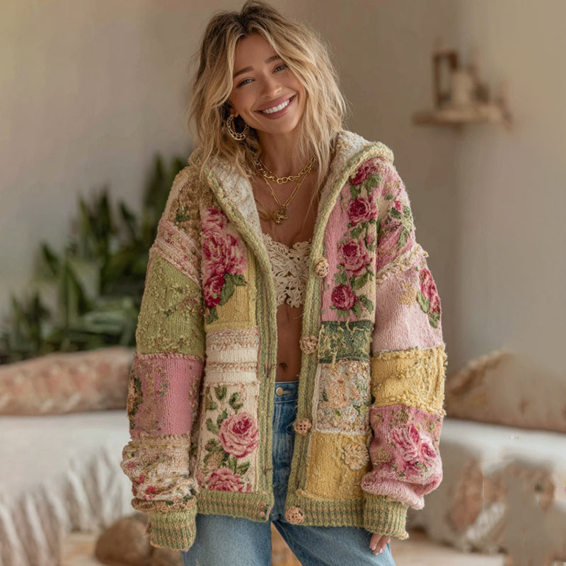 Klassische Vintage Strickjacke