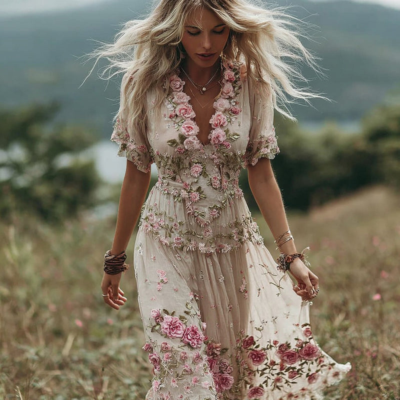 Zeitloser Vintage-Stil Kleid
