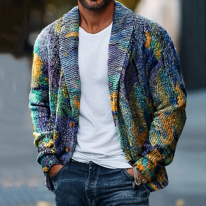 Zeitloser Vintage-Stil Strickjacke