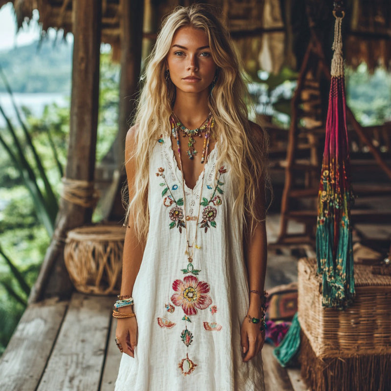 Wunderschön gefertigte Kleid
