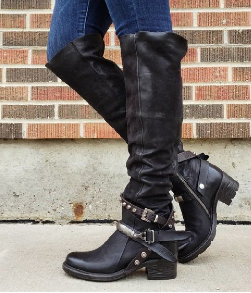 Vintage inspirierte Orthopädische Stiefel