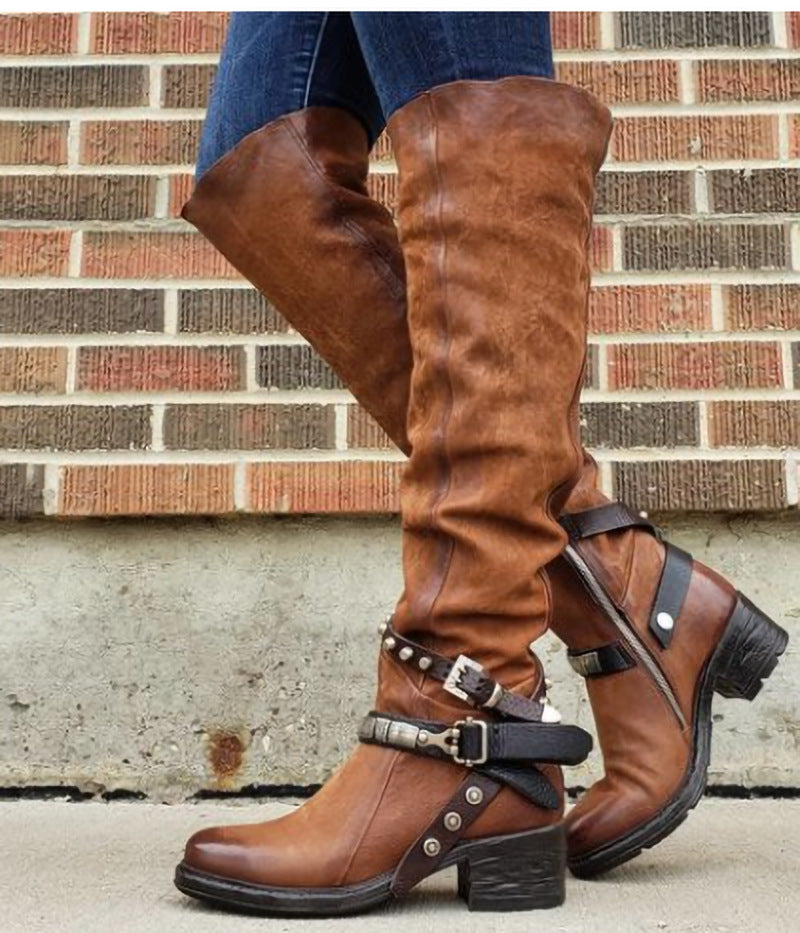 Vintage inspirierte Orthopädische Stiefel