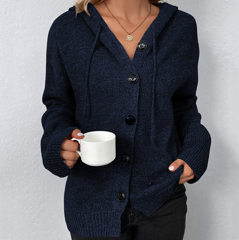 Durchdacht gestaltete Strickjacke