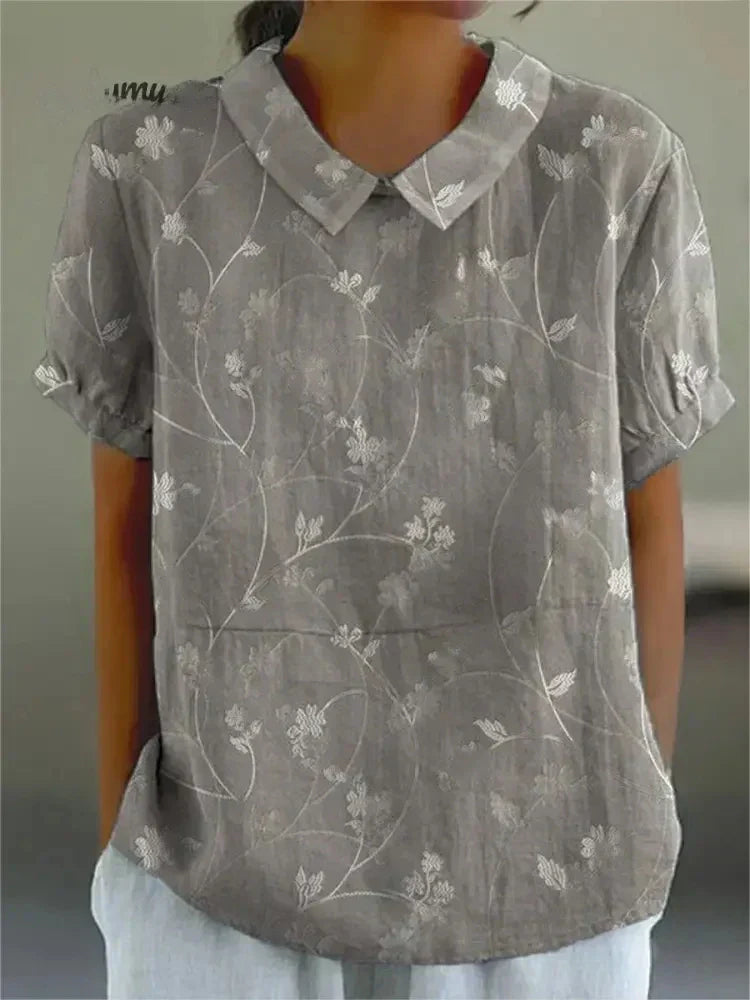 MW | Bluse mit Blumendruck für Frauen