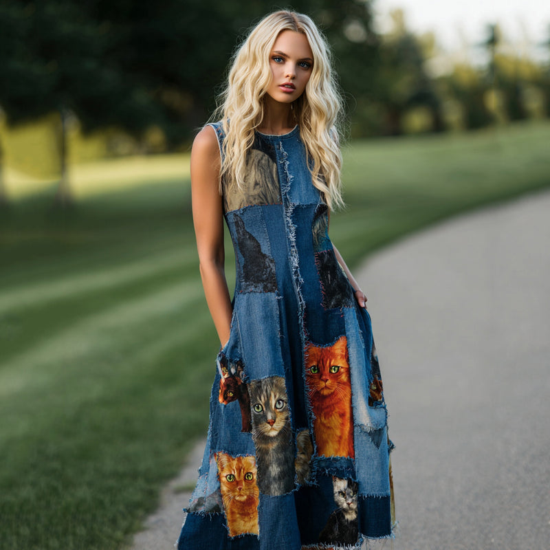 Klassische Vintage Kleid