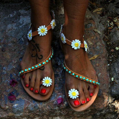 Vintage inspirierte Orthopädische Sandalen