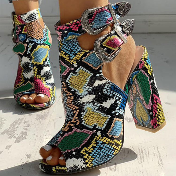 Vintage inspirierte Orthopädische Sandalen