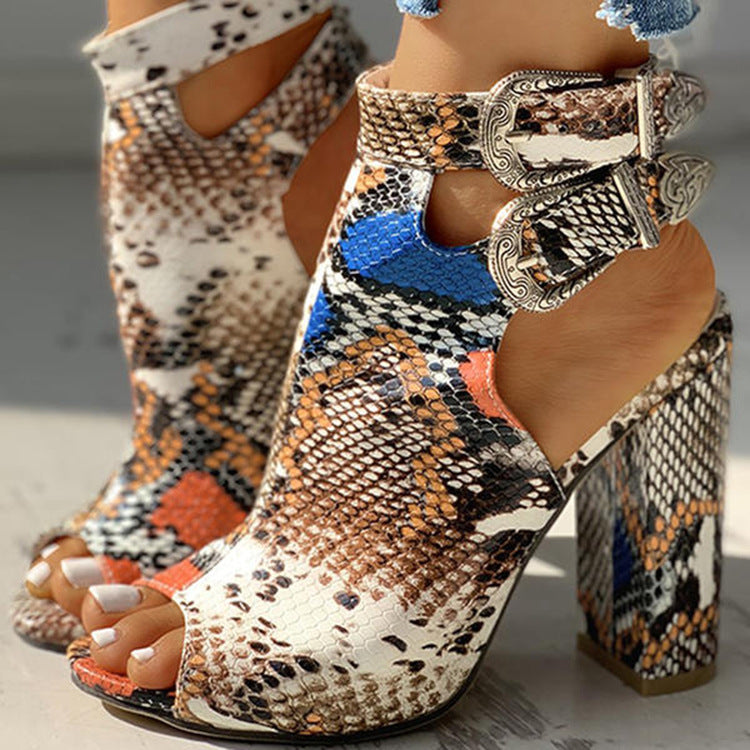 Vintage inspirierte Orthopädische Sandalen