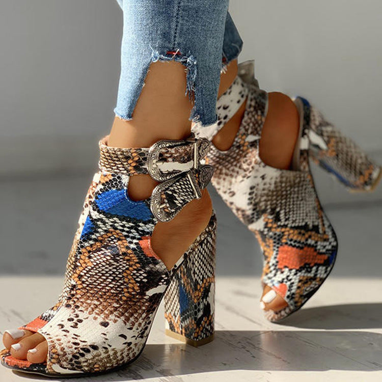 Vintage inspirierte Orthopädische Sandalen