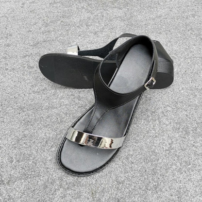 Klassische Orthopädische Sandalen mit zeitlosem Stil