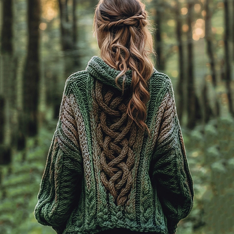 Vintage inspirierte Strickjacke