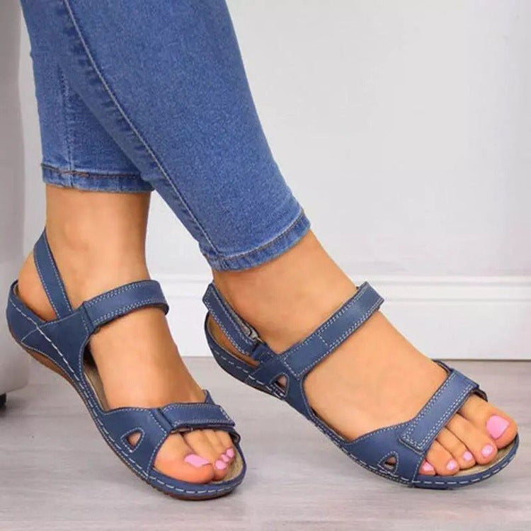 Klassische Orthopädische Sandalen mit zeitlosem Stil
