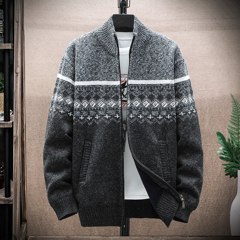 Zeitloser Vintage-Stil Strickjacke
