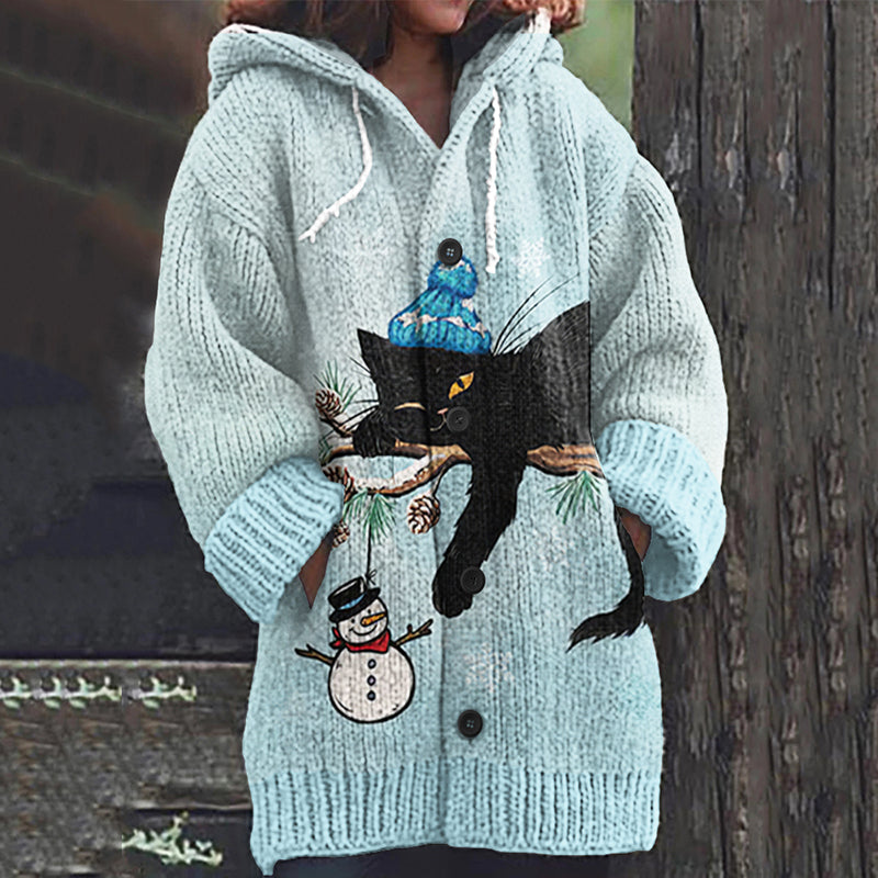 Elegant gestaltete Strickjacke