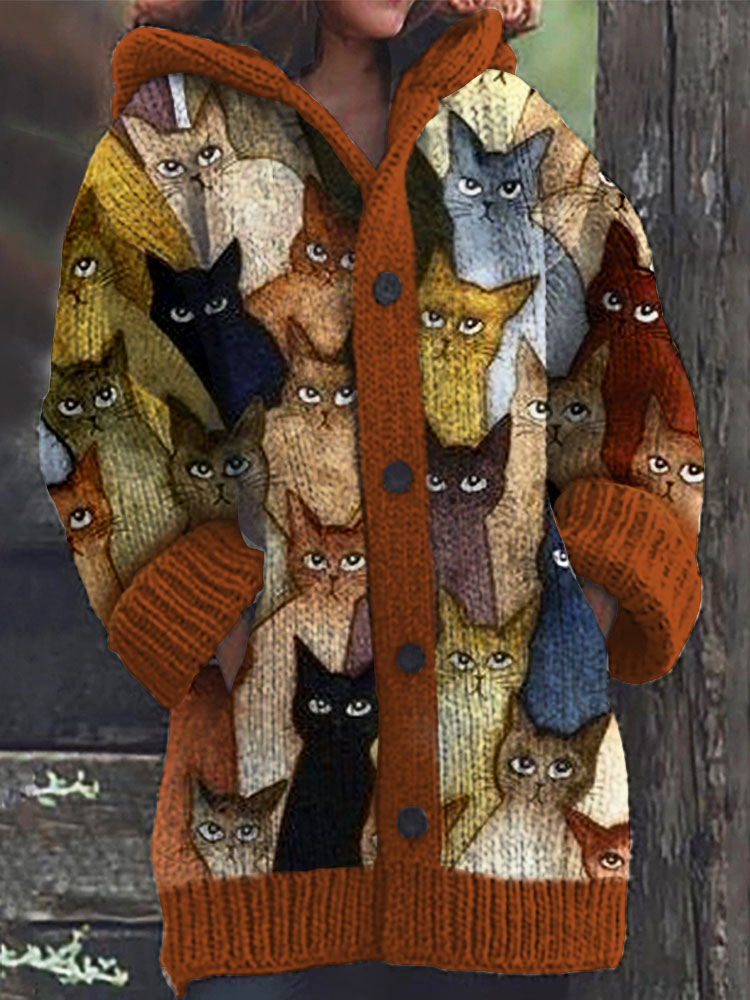 Vintage inspirierte Strickjacke