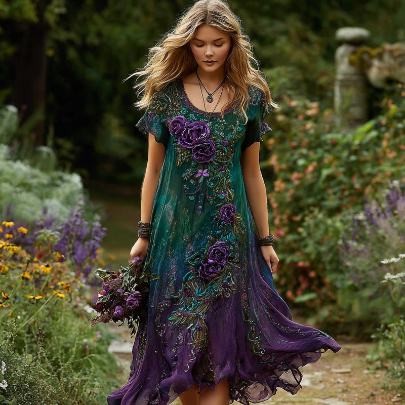Anmutig gestaltete Kleid