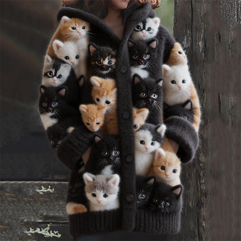 Klassische Vintage Strickjacke