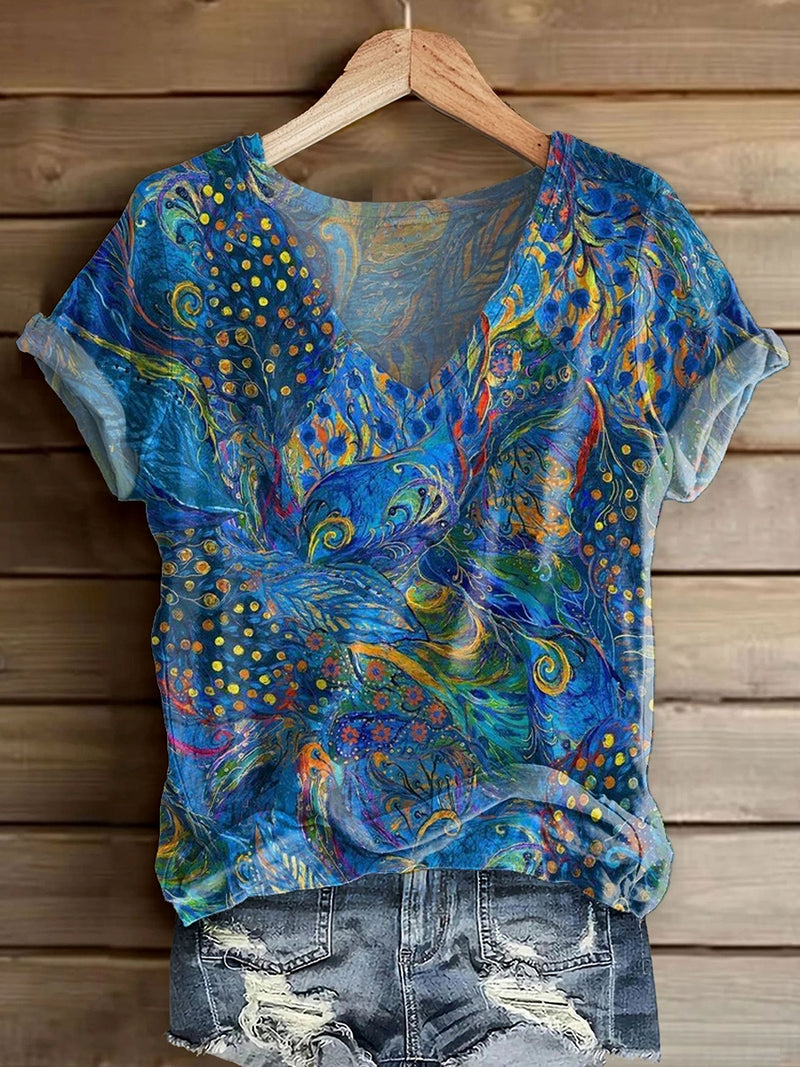 Anmutig gestaltete T-Shirt