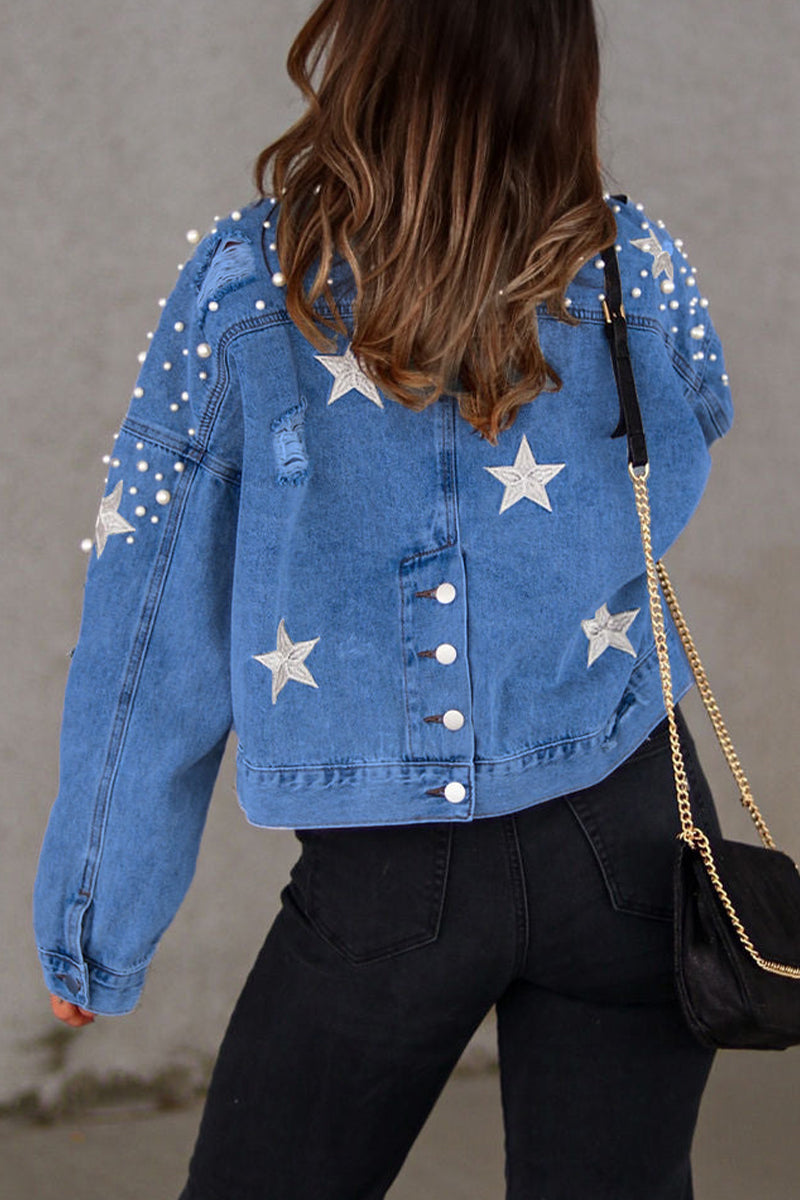 Anmutig gestaltete Jacke