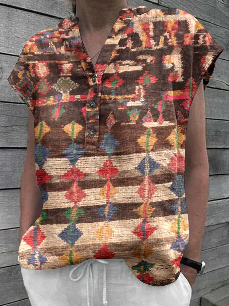 Zeitloser Vintage-Stil Top