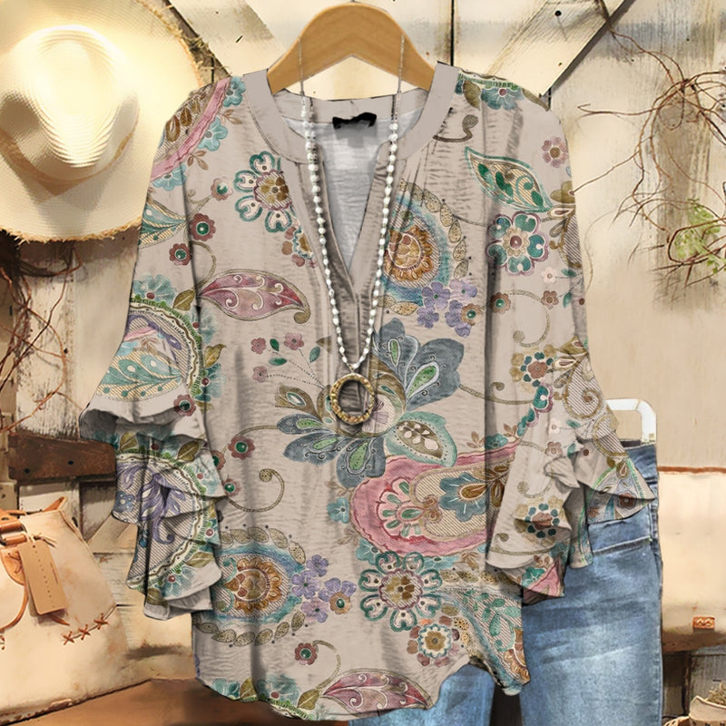 Zeitloser Vintage-Stil Top