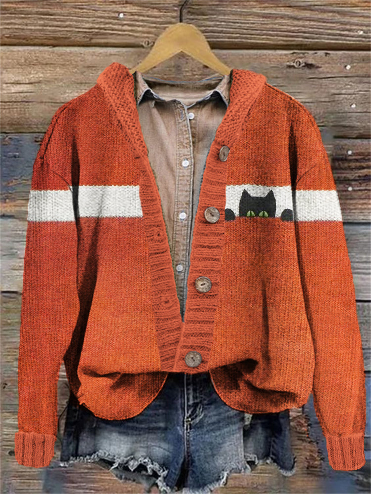 Anmutig gestaltete Strickjacke