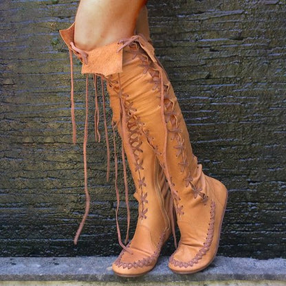 Vintage inspirierte Orthopädische Stiefel