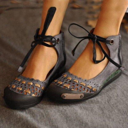 Vintage inspirierte Orthopädische Sandalen