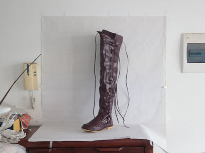 Vintage inspirierte Orthopädische Stiefel