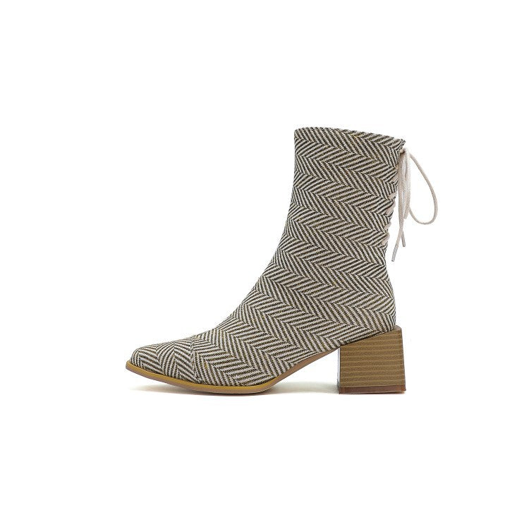 Vintage inspirierte Orthopädische Stiefel