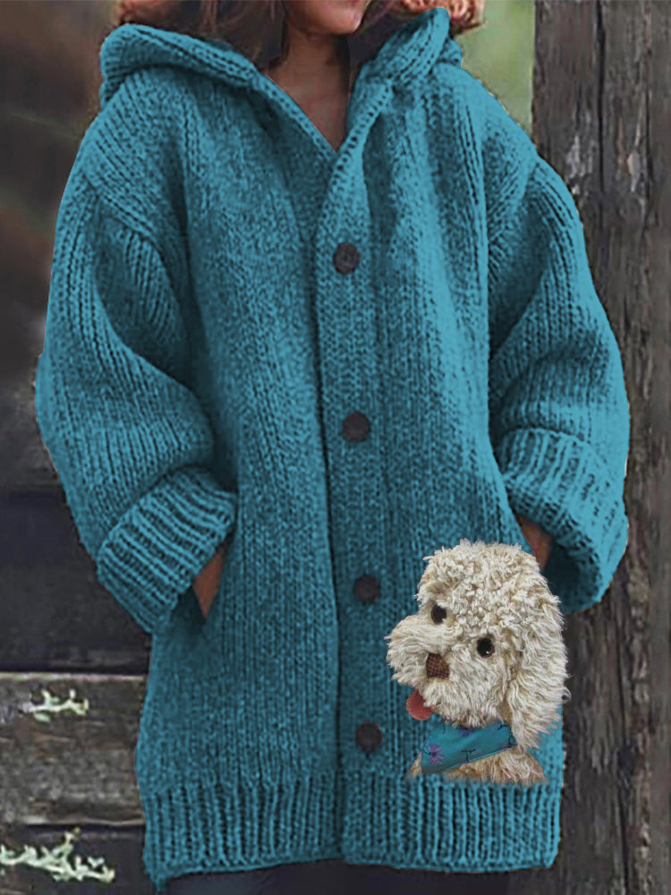Anmutig gestaltete Strickjacke