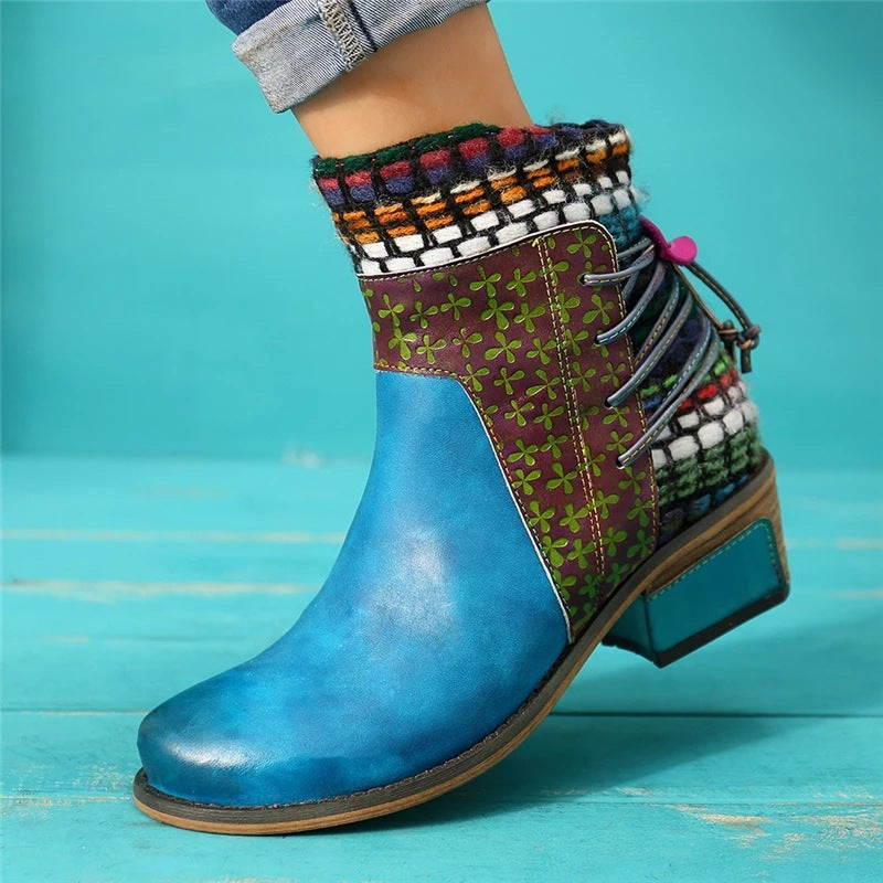 Vintage inspirierte Orthopädische Stiefel