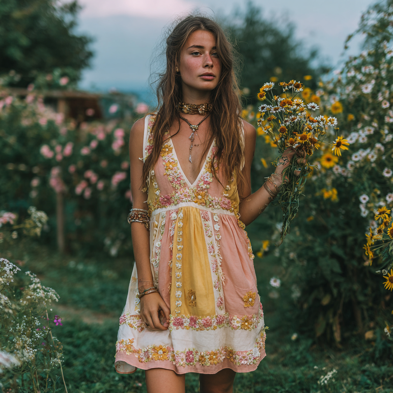 Durchdacht gestaltete Kleid