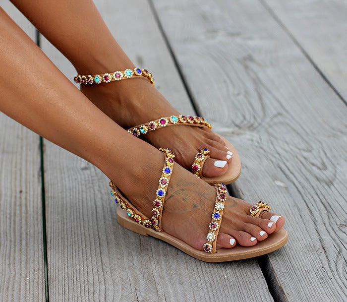 Vintage inspirierte Orthopädische Sandalen
