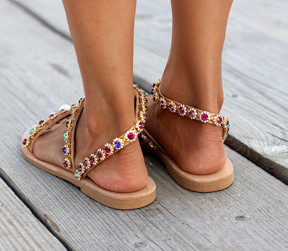 Vintage inspirierte Orthopädische Sandalen