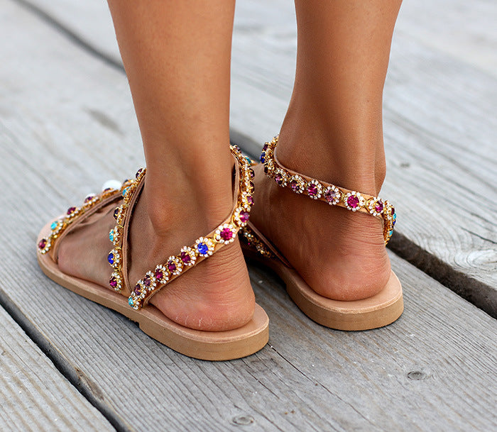 Vintage inspirierte Orthopädische Sandalen
