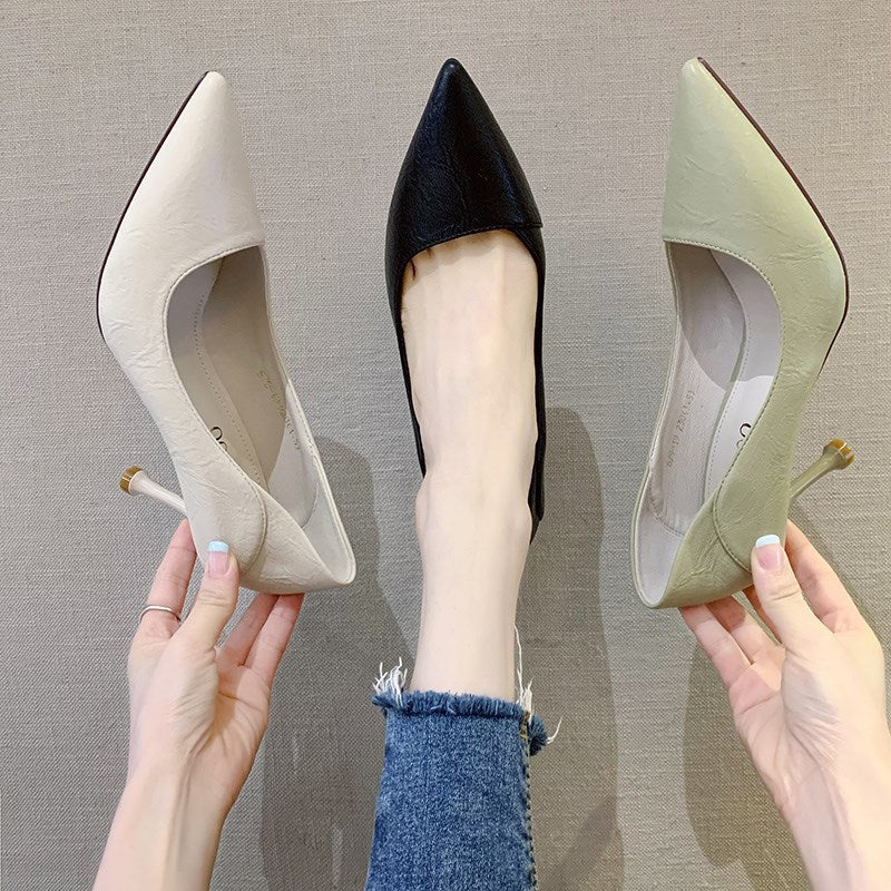 Klassische Orthopädische Absatzschuhe mit zeitlosem Stil