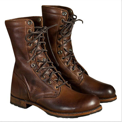 Vintage-inspirierte orthopädische Stiefel