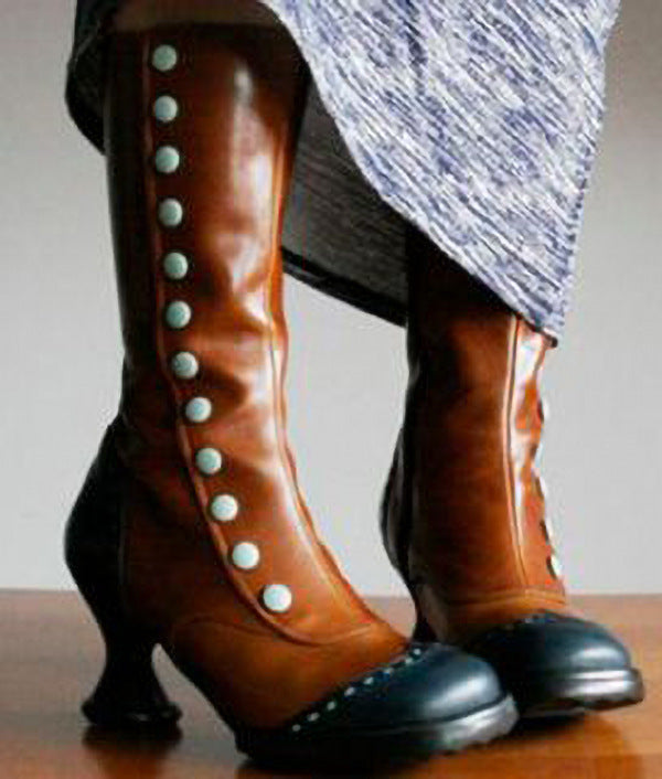 Anmutige orthopädische Stiefel für einen modernen Look