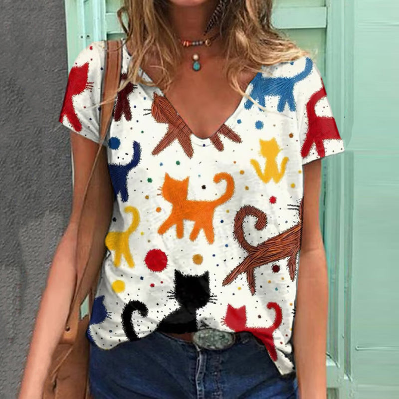 Zeitloser Vintage-Stil T-Shirt