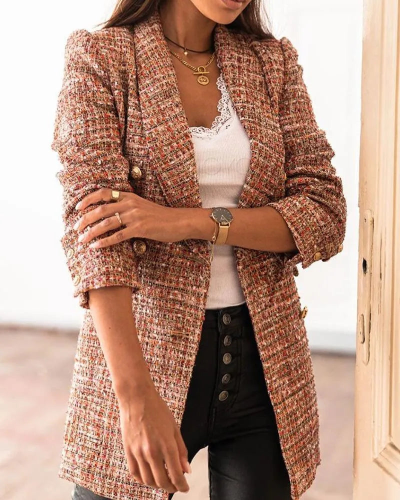 MW | Elegante Kollektion - Detaillierte Textur, goldene Knöpfe - Perfekt für die Arbeit oder elegante Anlässe