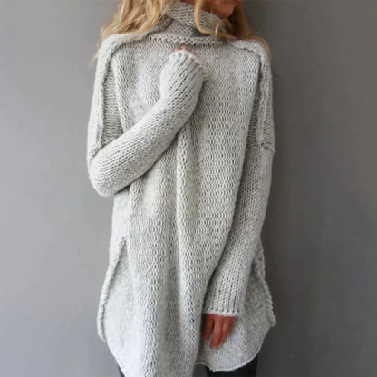 MW | Grauer Pullover in Übergröße