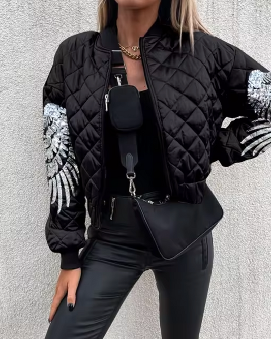 Anmutig gestaltete Jacke
