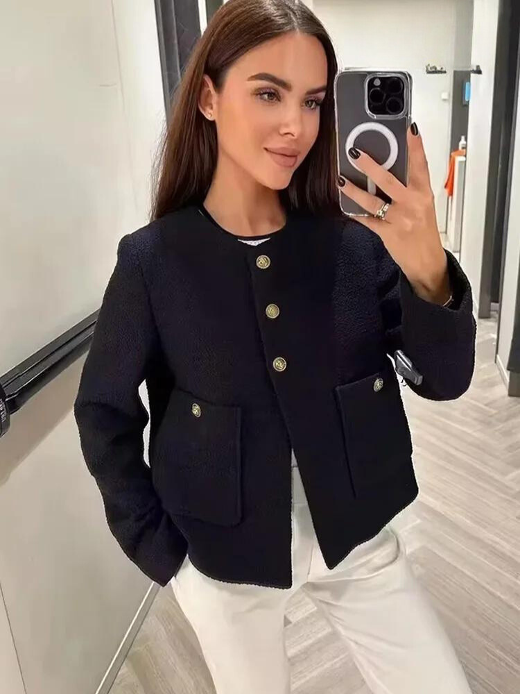 Klassisch gestaltete Jacke